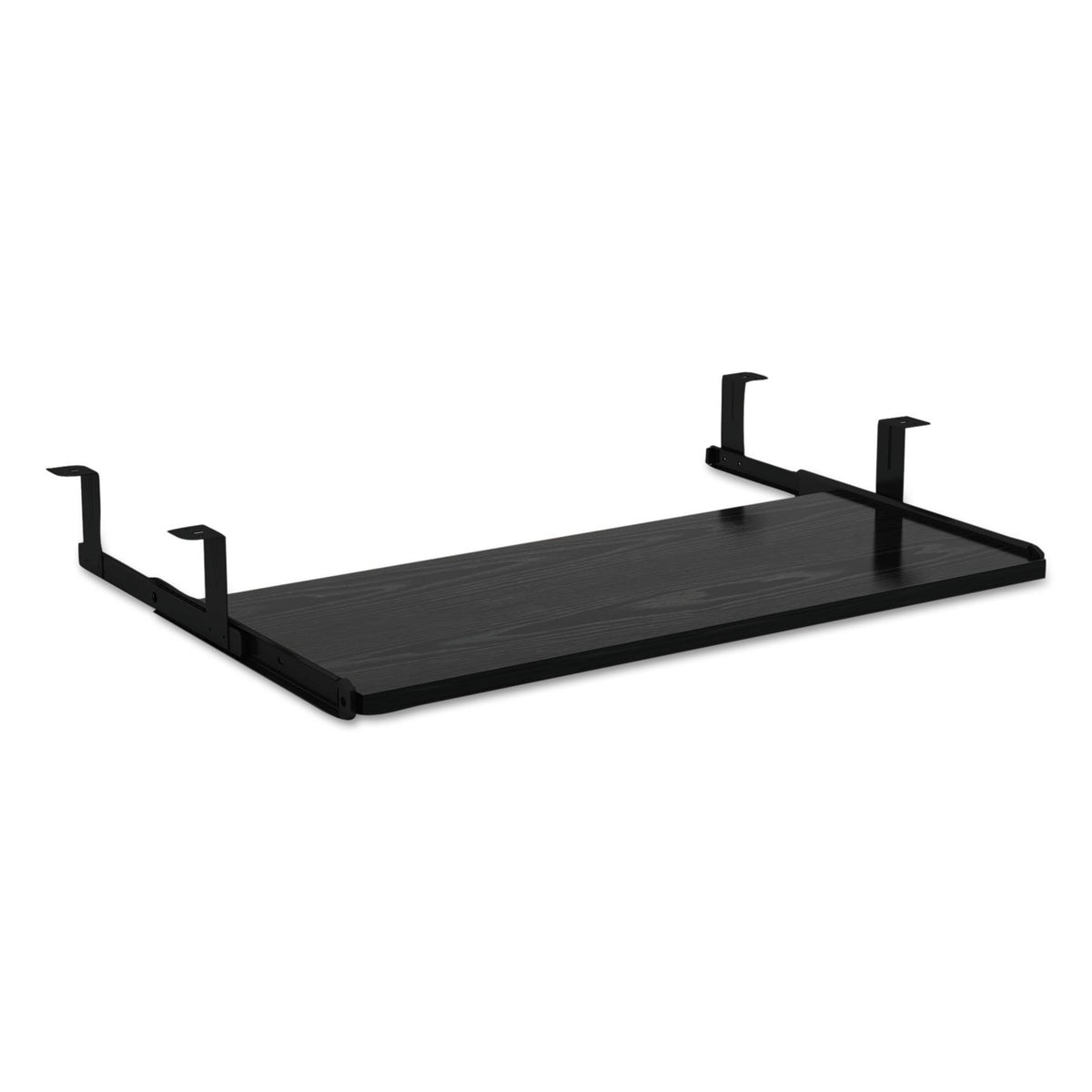 Black Underdesk Keyboard/Mouse Shelf D7243