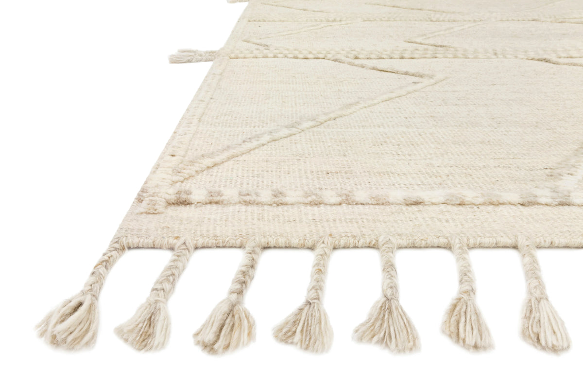 Beige Ivory 5'6 x 8'6 Rug E918486