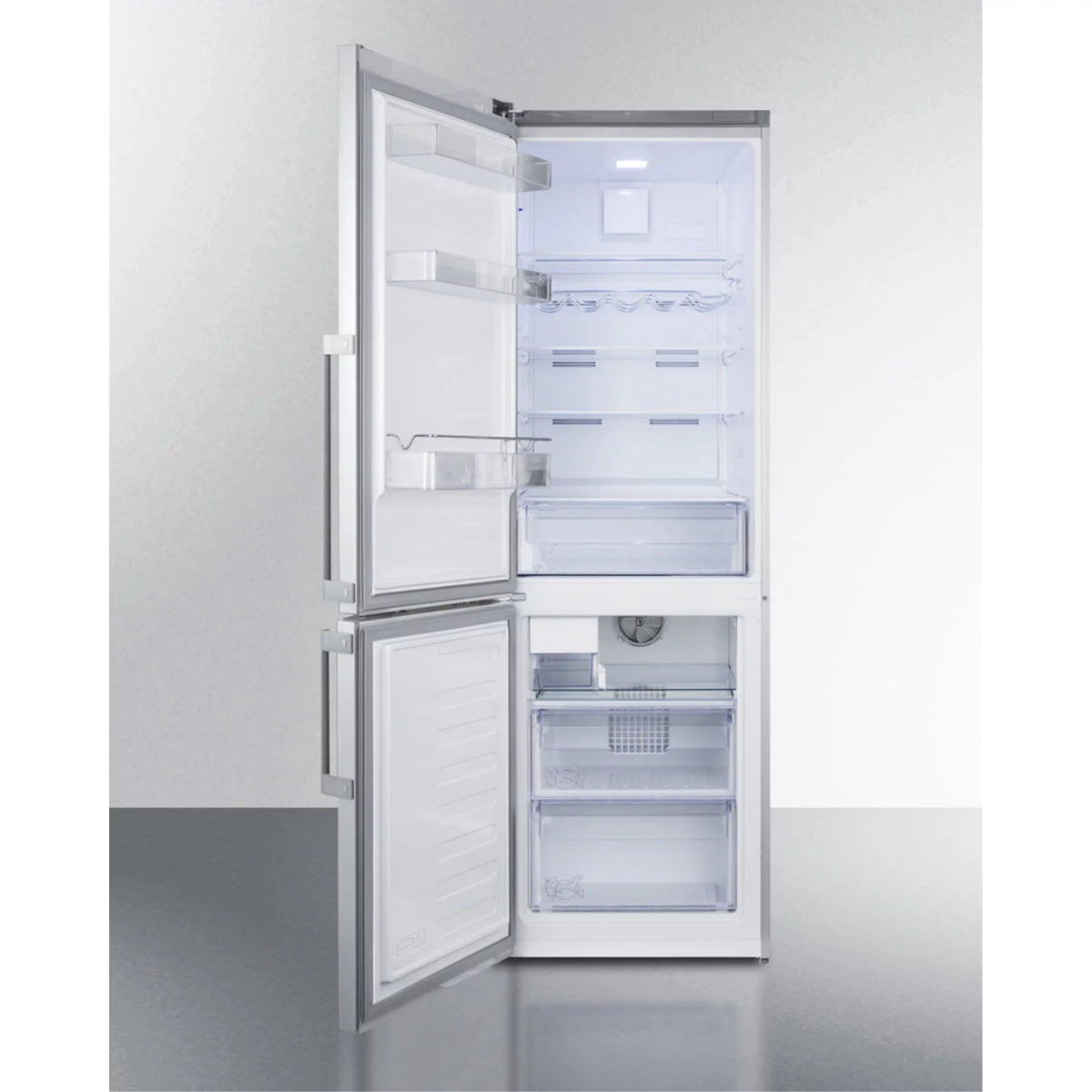 Stainless Steel Bottom Freezer Refrigerator with Icemaker S187958