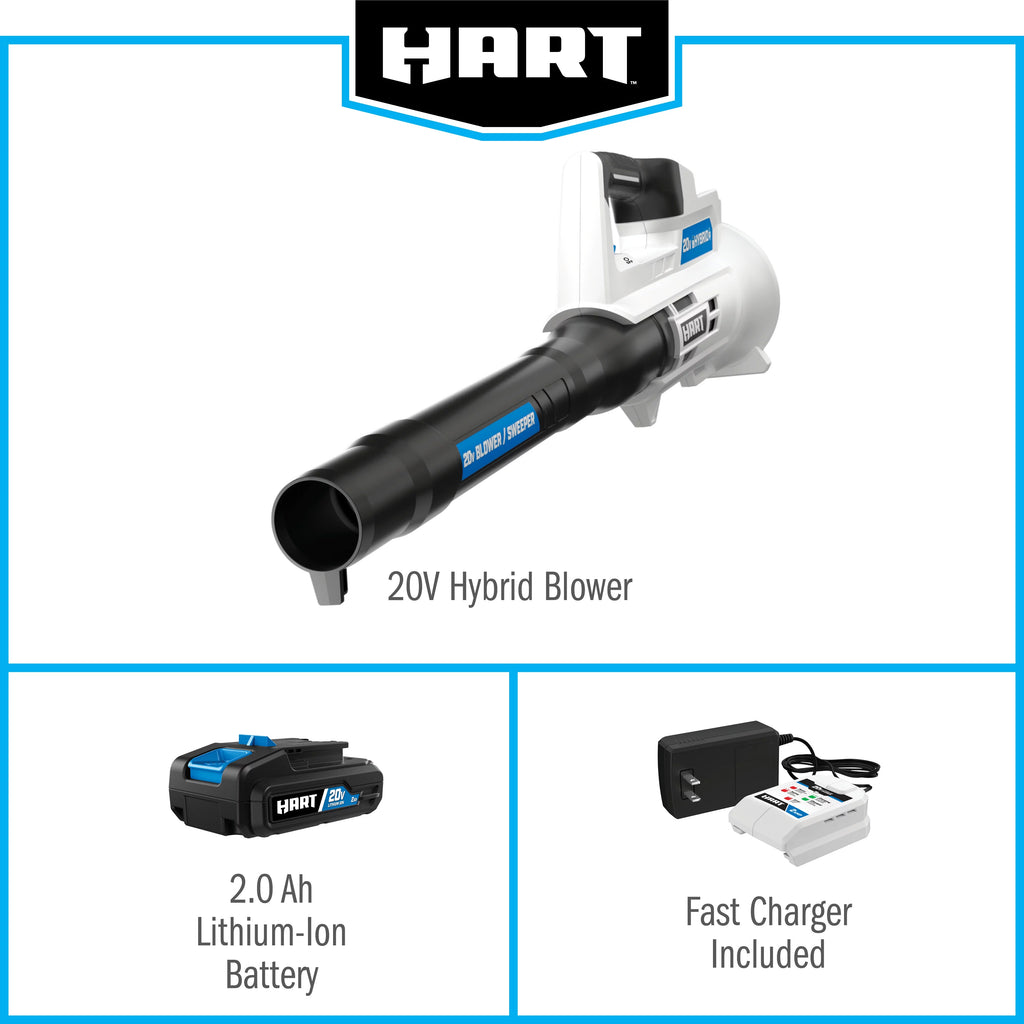 Cordless Hybrid Blower Kit 2.0Ah Lithium-Ion Battery I59249