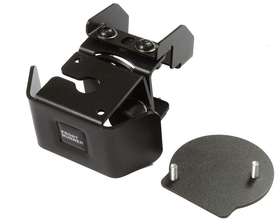 Antenna Mount Spring Loaded Clamp Bracket for Roof Racks (Black) D887
