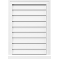 PVC Vertical Surface Mount Gable Vent N24503
