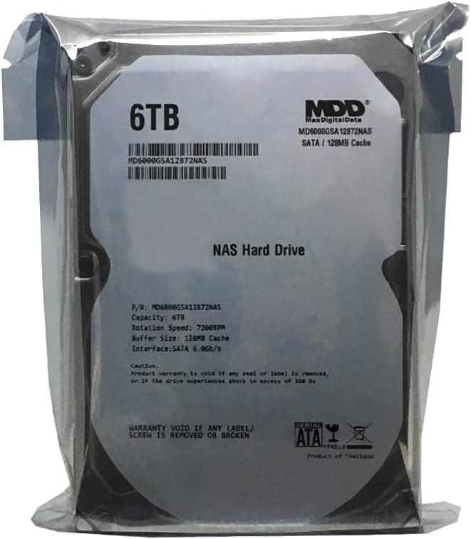 6TB 7200RPM 128MB Cache SATA 6.0Gb/s 3.5inch Internal Hard Drive L3863