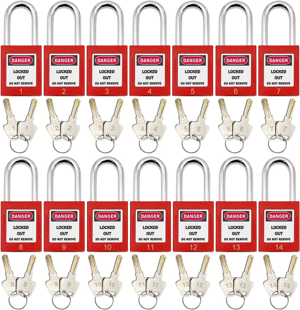 Lockout Tagout Station with 10 Padlocks, 2 Hasps, 20 Tags S3869