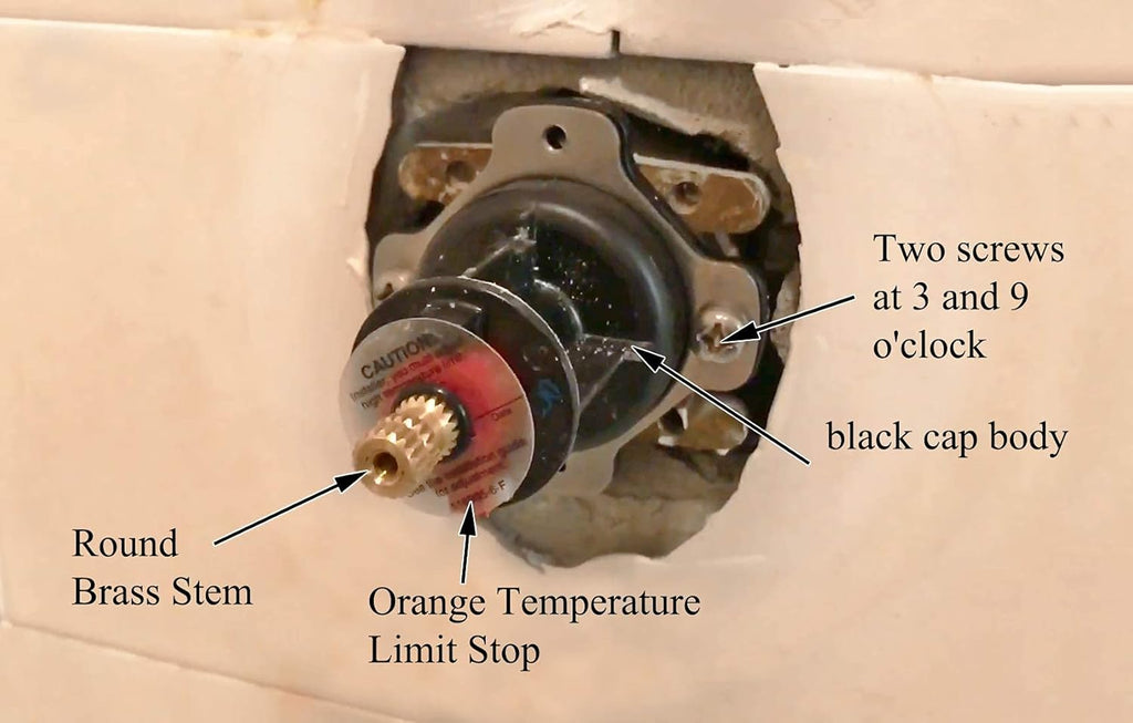 Mixer Balancing Cap Stem Assembly Replacement for Pressure Balance Shower Valve Q663058