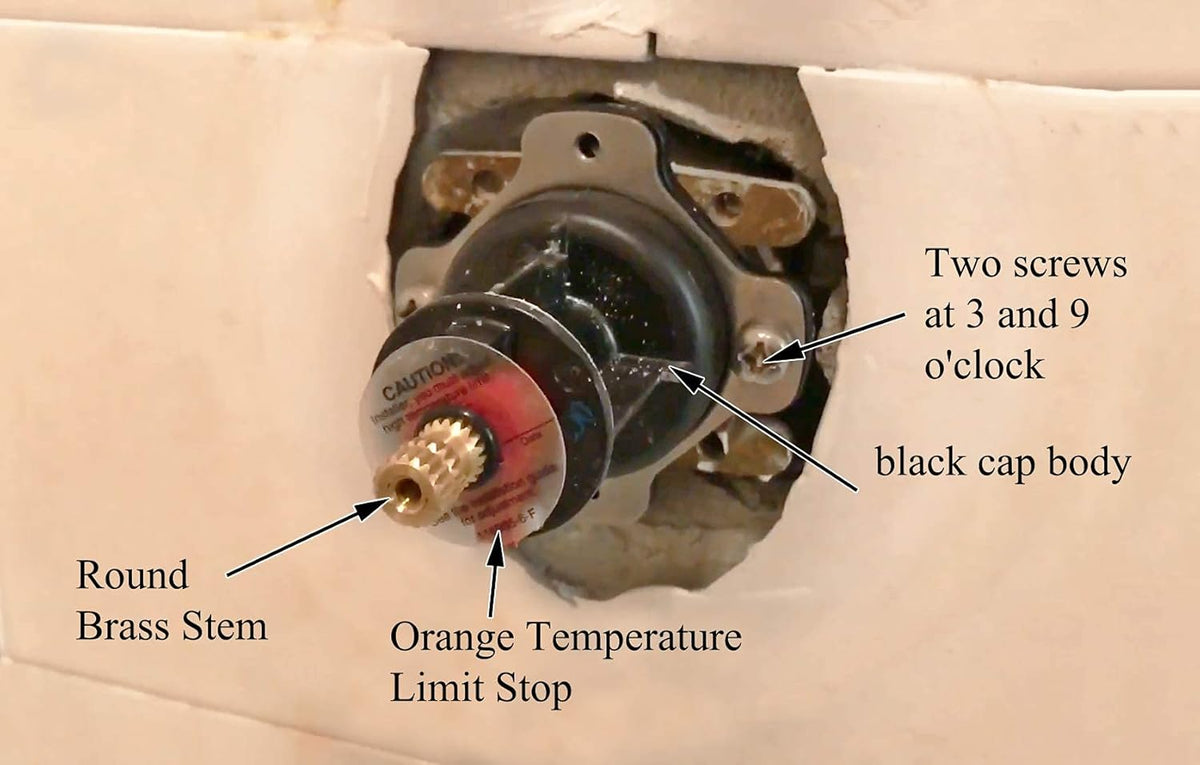 Mixer Balancing Cap Stem Assembly Replacement for Pressure Balance Shower Valve Q663058