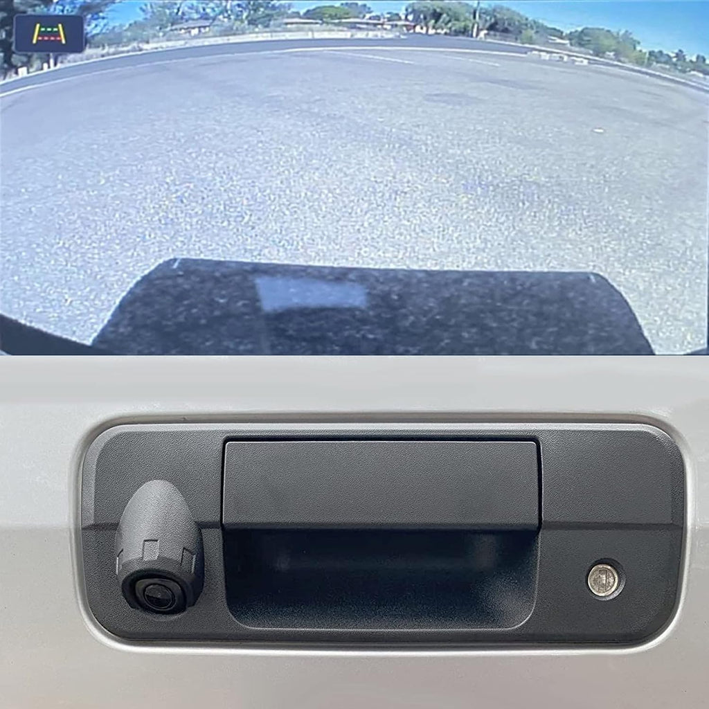 Tailgate Handle Backup Rear View Camera Black X364918