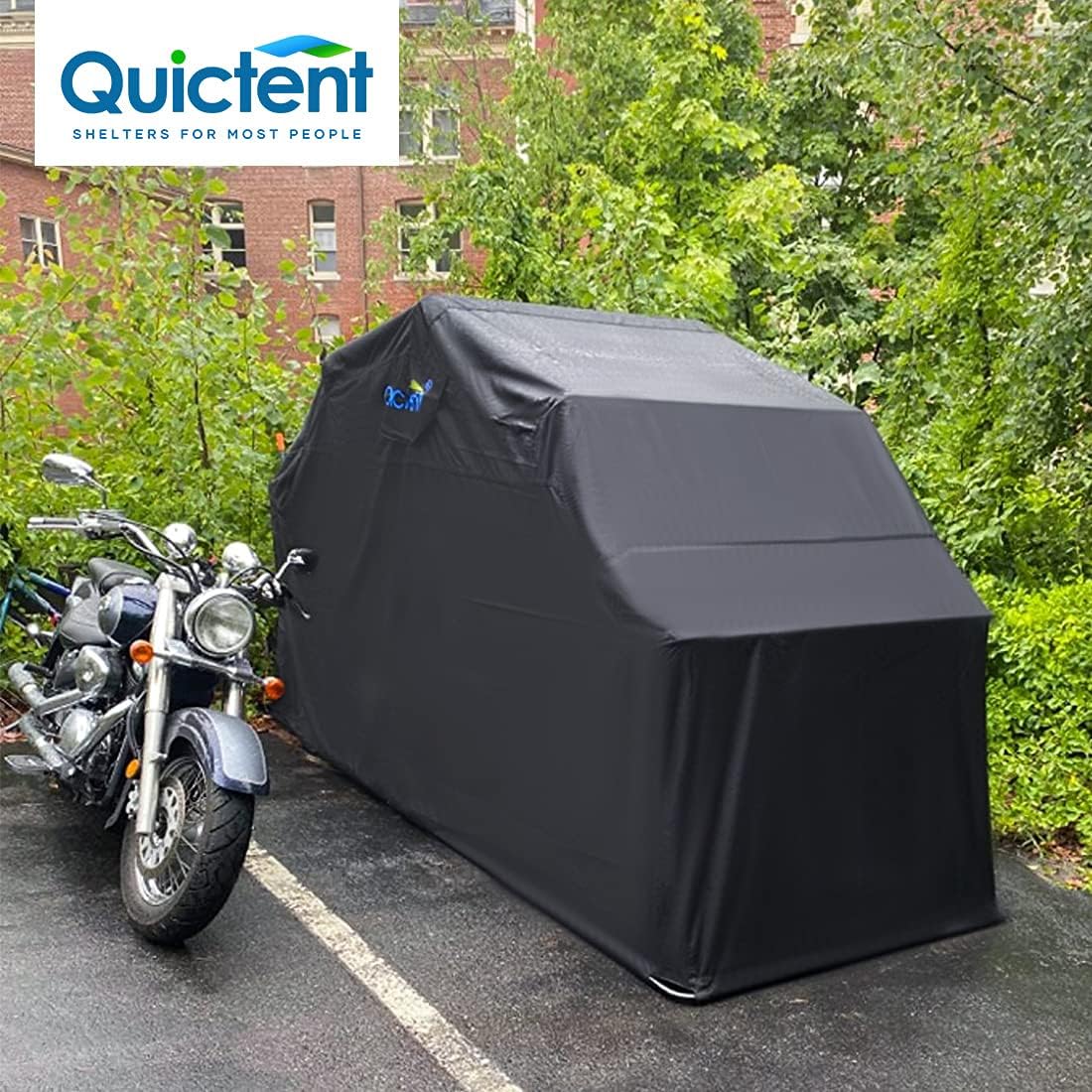 Heavy Duty Motorcycle Storage Shelter Shed Cover Tent with Carry Bag S73482