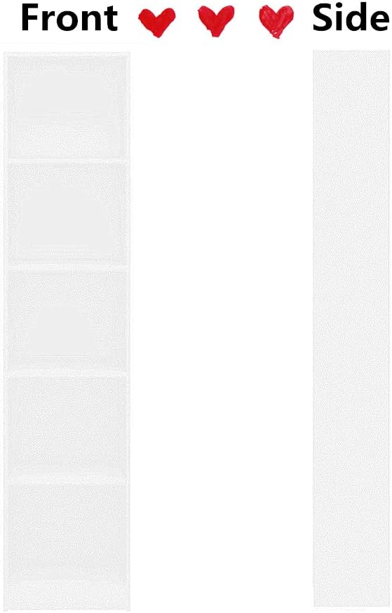 3-Tier White Chipboard Bookcase L891144