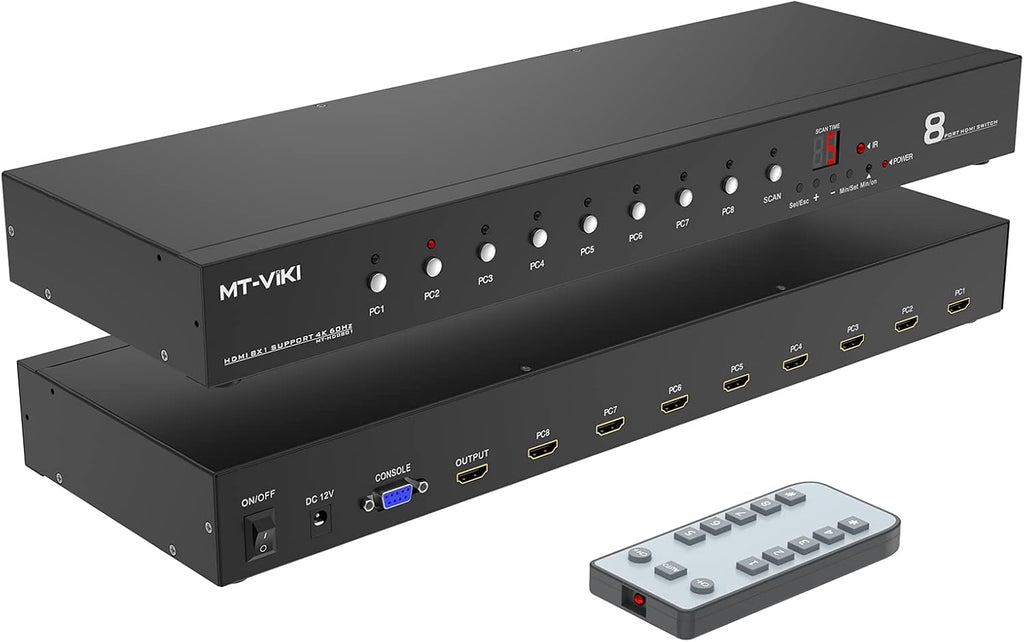8 Ports HDMI Switch 8x1 4K@60Hz Y733950