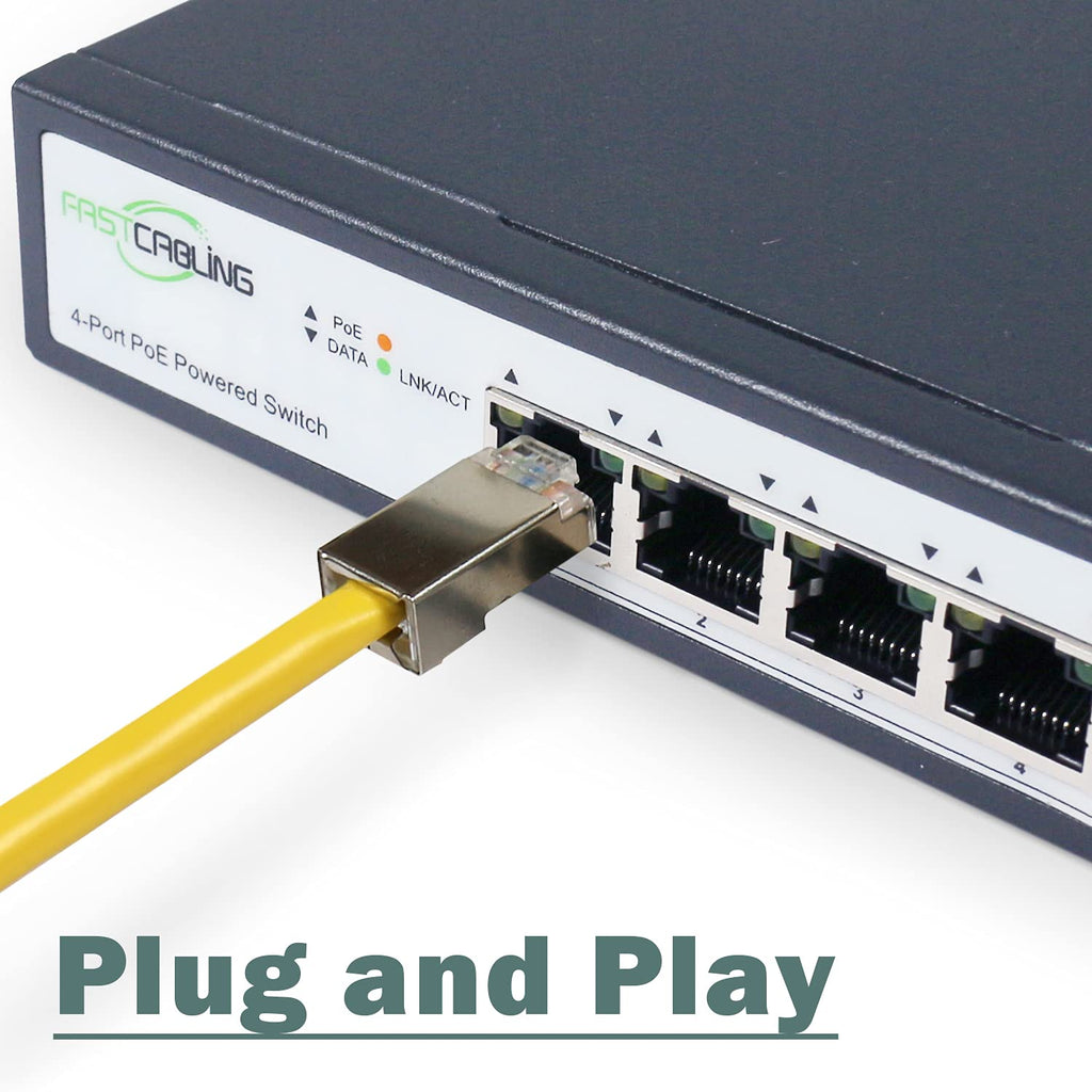 PoE Powered Switch, 65W Passthrough Power, IEEE802.3bt Standard X768546