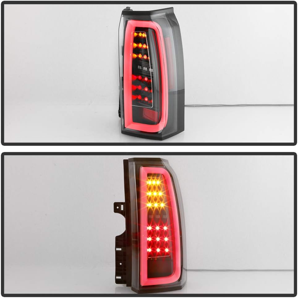 Black Full LED Tail Lights Pair Set X78026