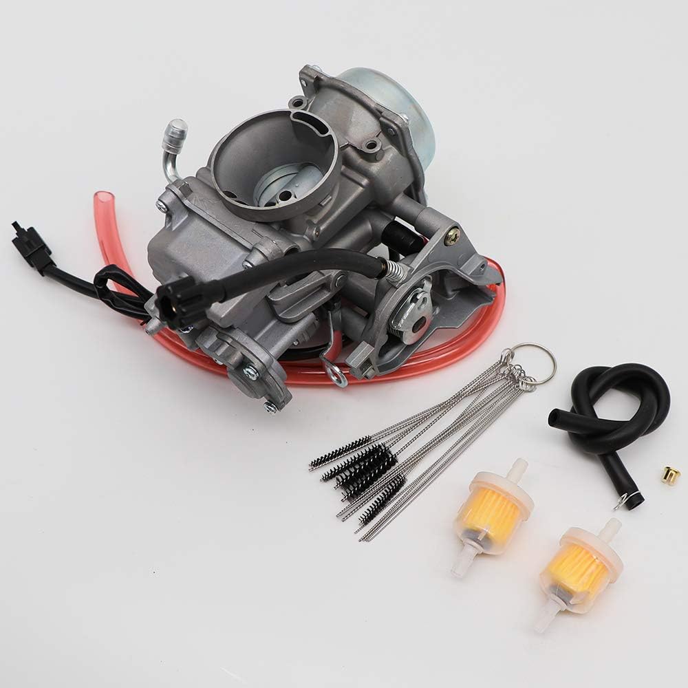Carburetor with Carbon Dirt Jet Cleaner Tool Kit & Fuel Filters X2305