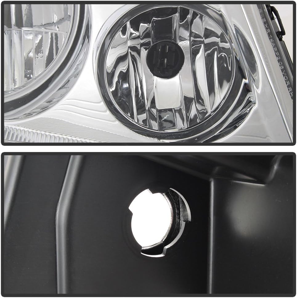 Chrome Headlights Pair Set Q169406