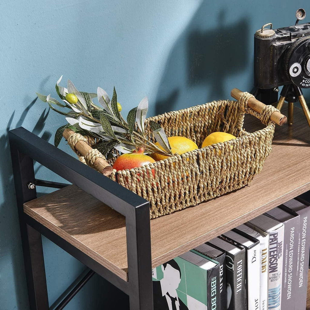 Industrial Style 2 Tier Bookshelf Storage Rack A12032