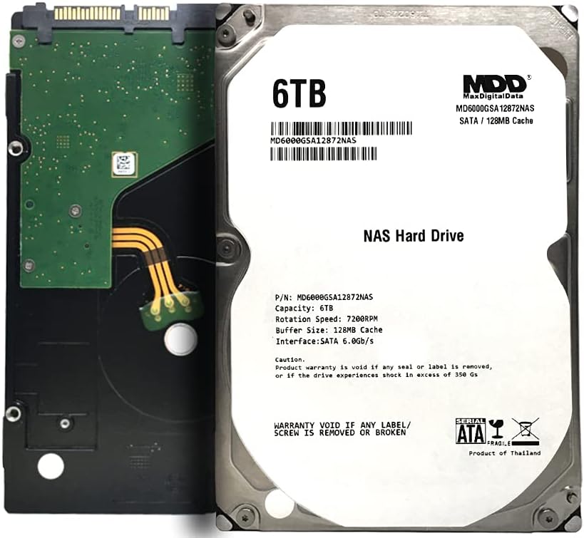 6TB 7200RPM 128MB Cache SATA 6.0Gb/s 3.5inch Internal Hard Drive L3863