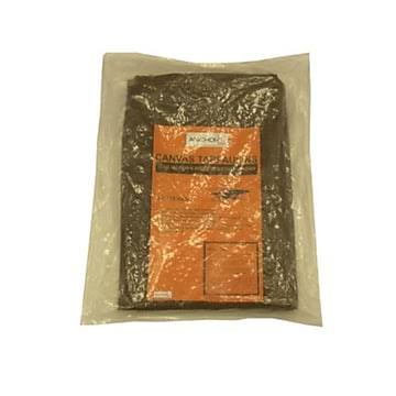 20'x30' 12-oz Brown Canvas Tarp P344