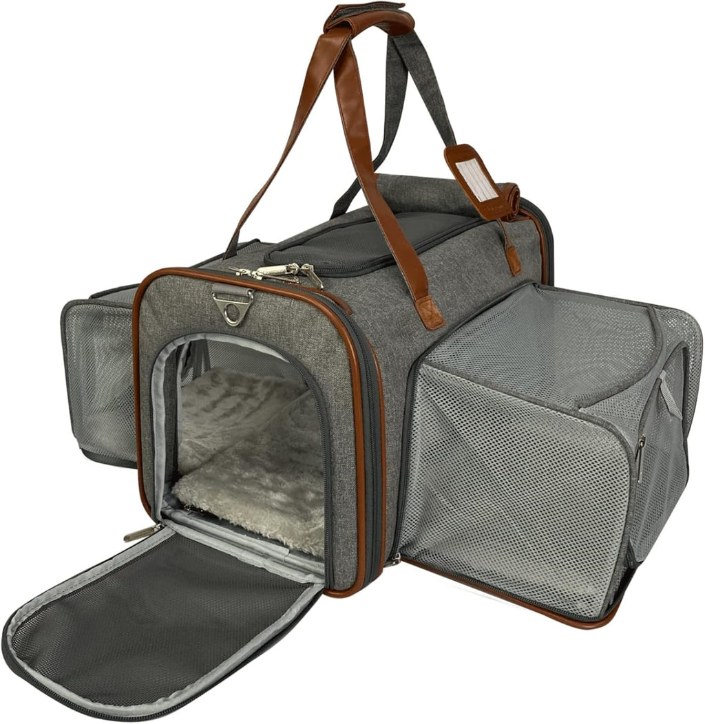 Double Expandable Pet Carrier Pack of 2 H39027
