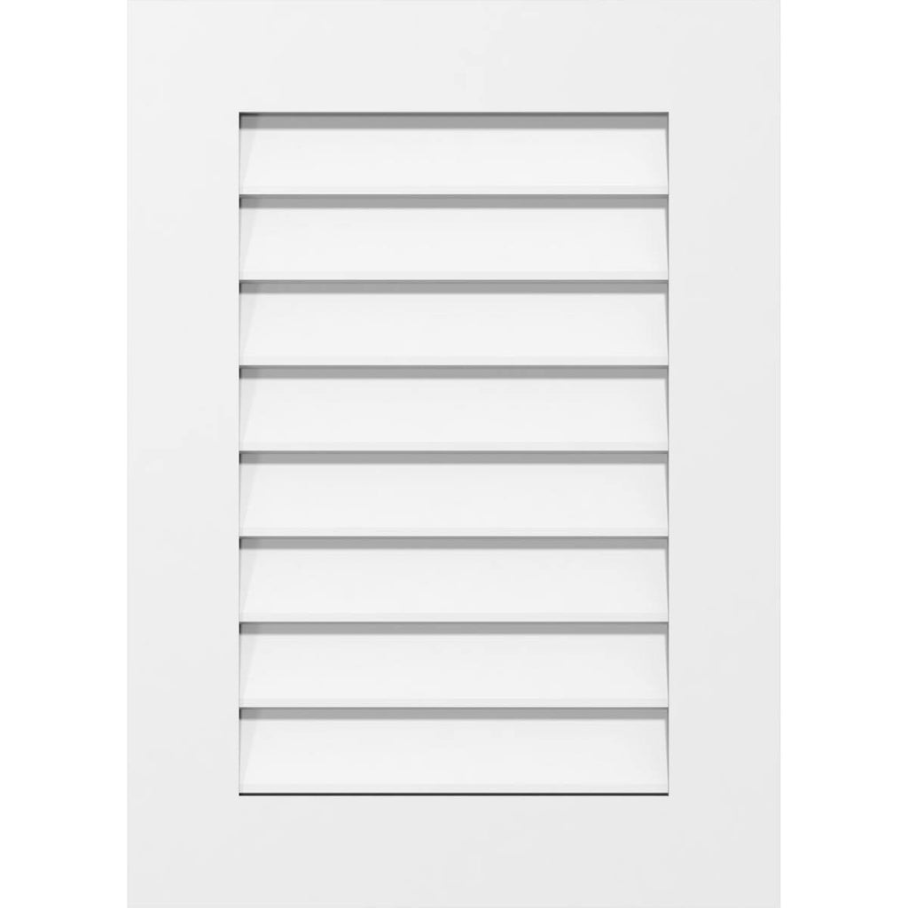 Vertical Surface Mount PVC Gable Vent Q910074