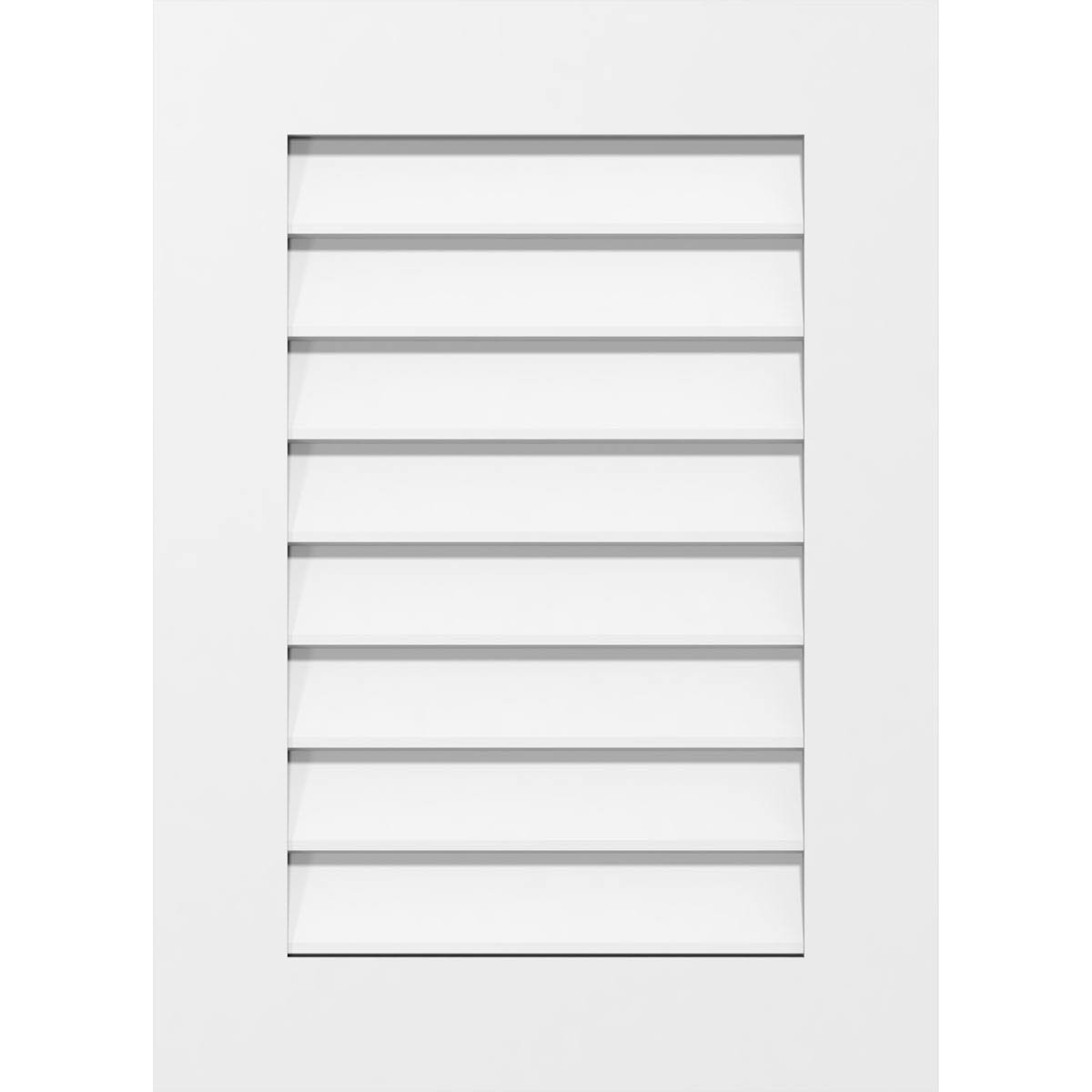 Vertical Surface Mount PVC Gable Vent Q910074