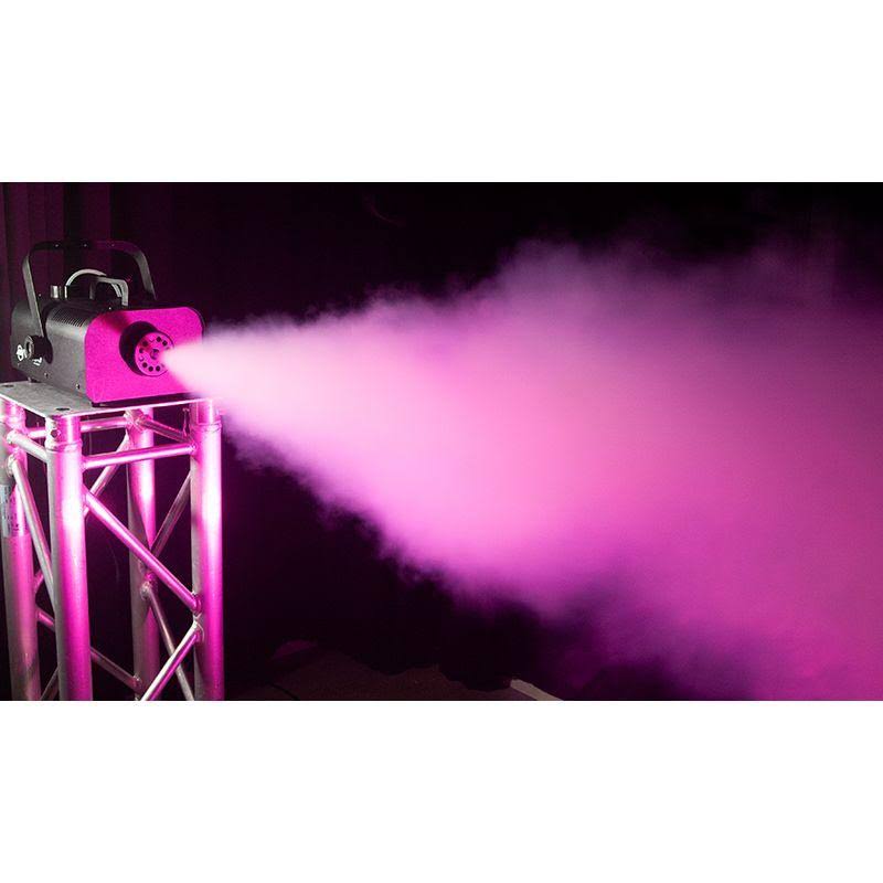 Black 1000 W Mobile Fog Machine with Wireless Remote Control Y203611