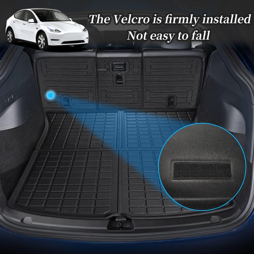 All Weather Cargo Liner Mat with Backrest Mats Set of 4 Z810239