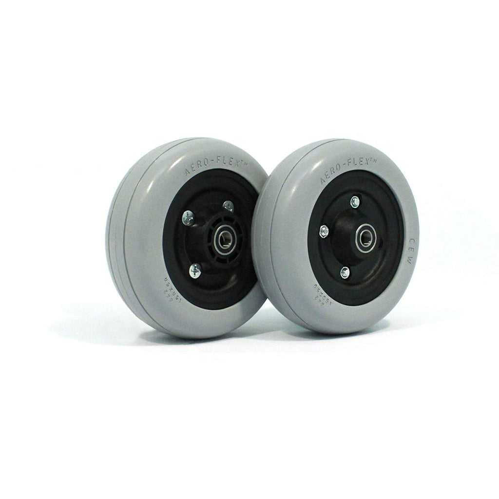 Semi-Pneumatic Wheelchair Wheel Hub 6 x 2 1 Pair F586