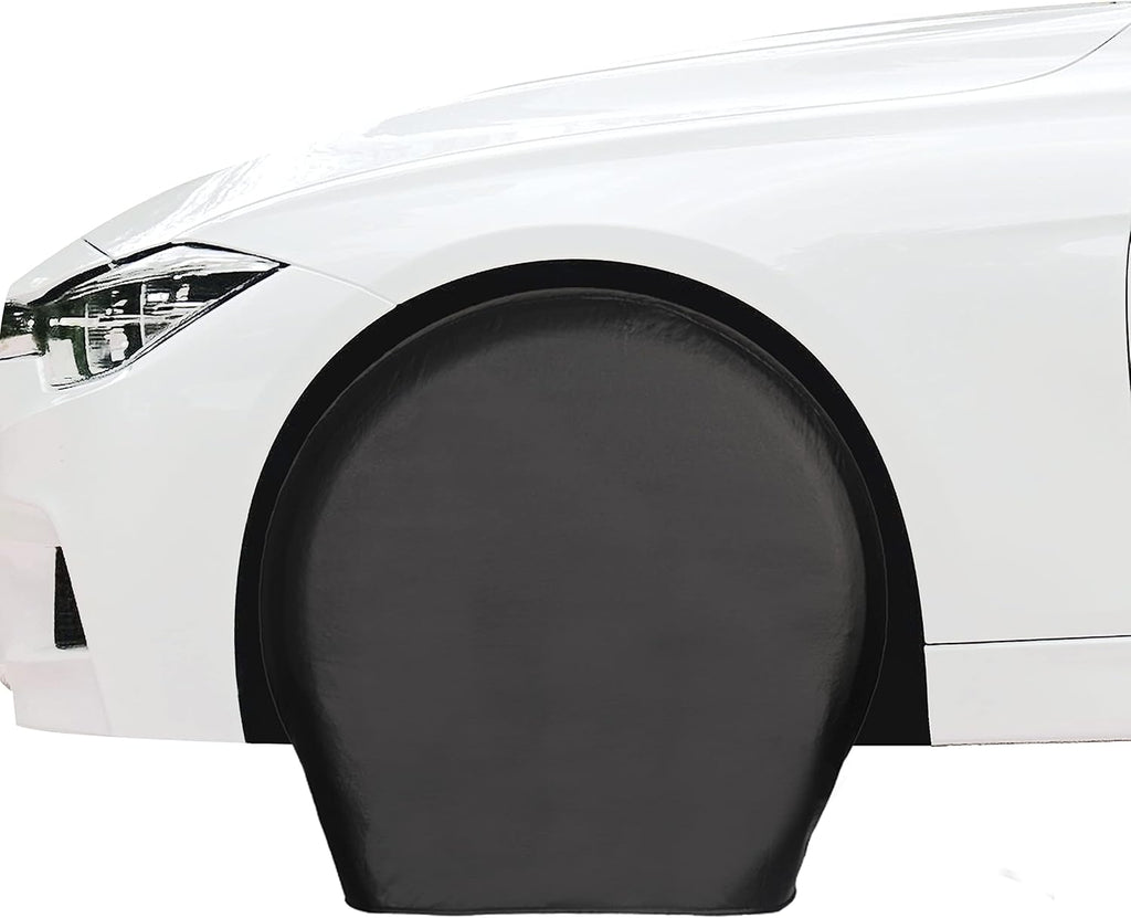4 Pack Black Heavy Duty Tire Covers Y989
