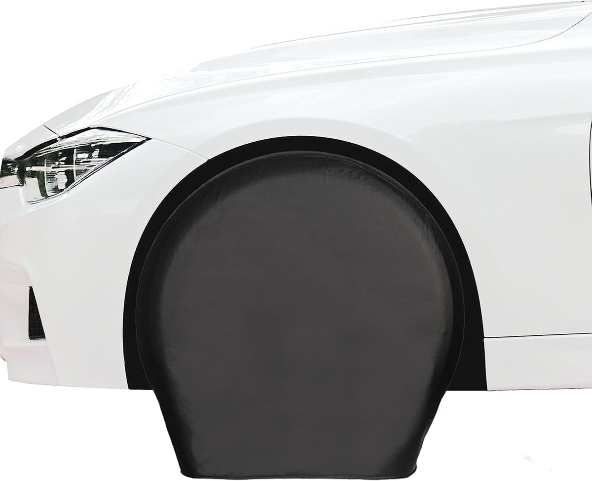 4 Pack Black Heavy Duty Tire Covers Y989
