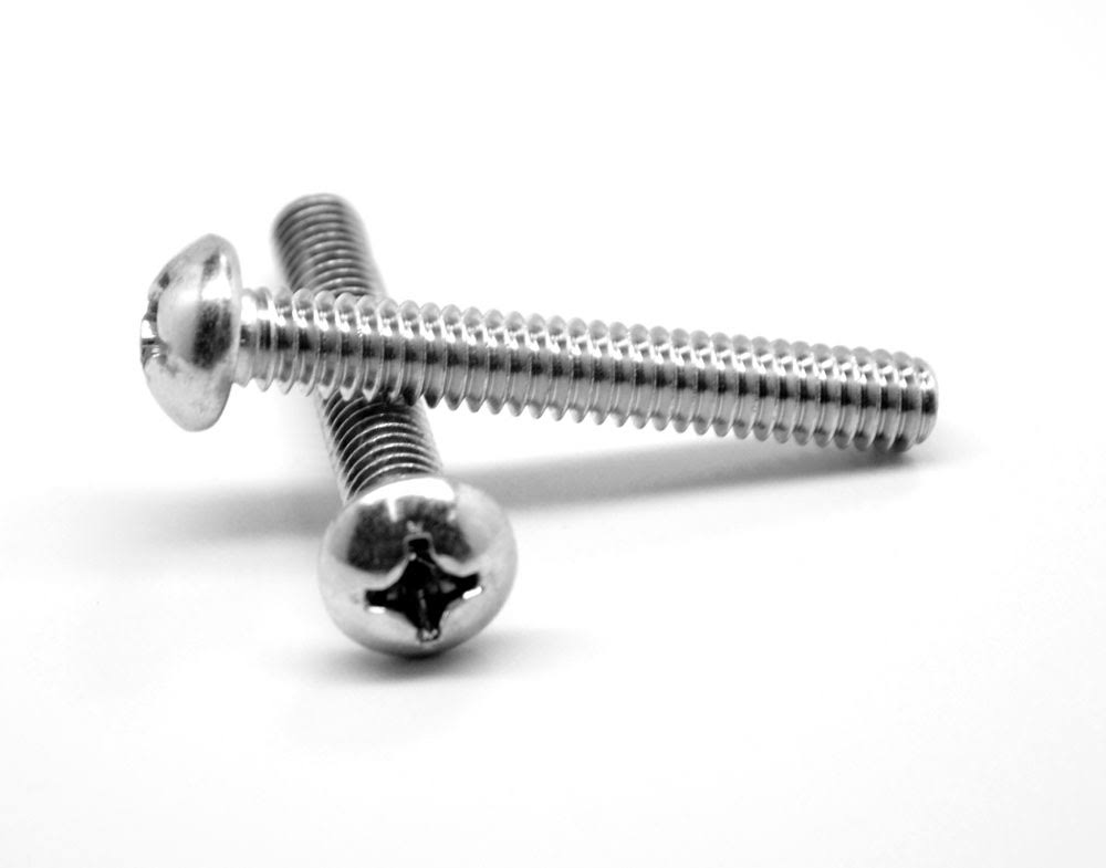 5/16x22-18 x 2 1/2x22 Coarse Thread Machine Screw Phillips Round Head Zinc Plated A9750