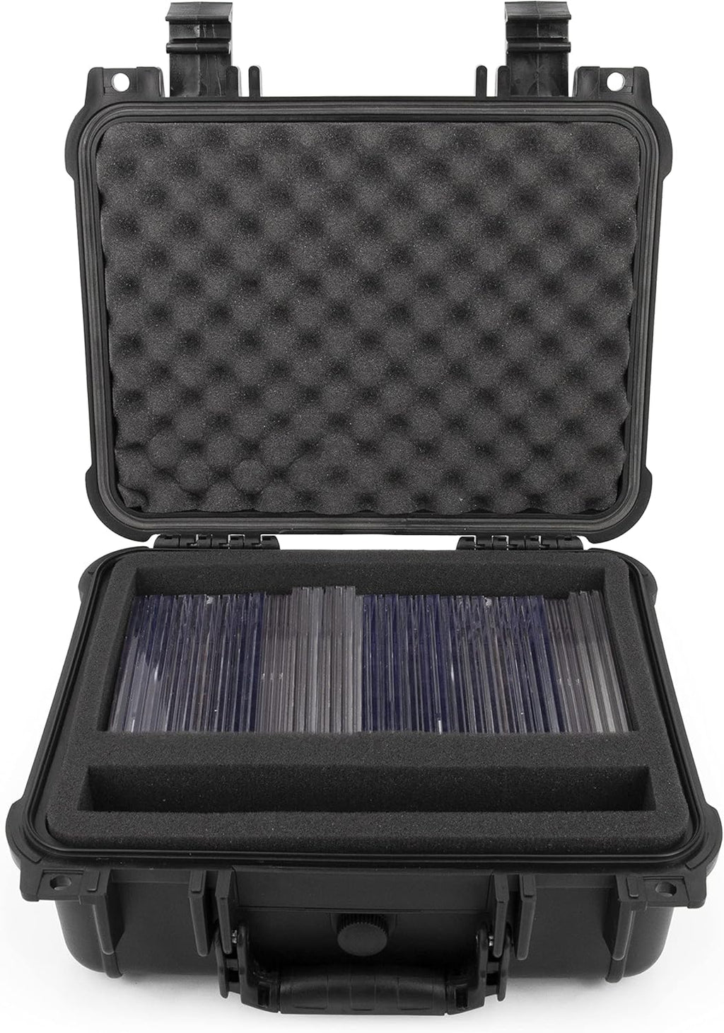 Waterproof Graded Card Storage Box with Foam Slots V329