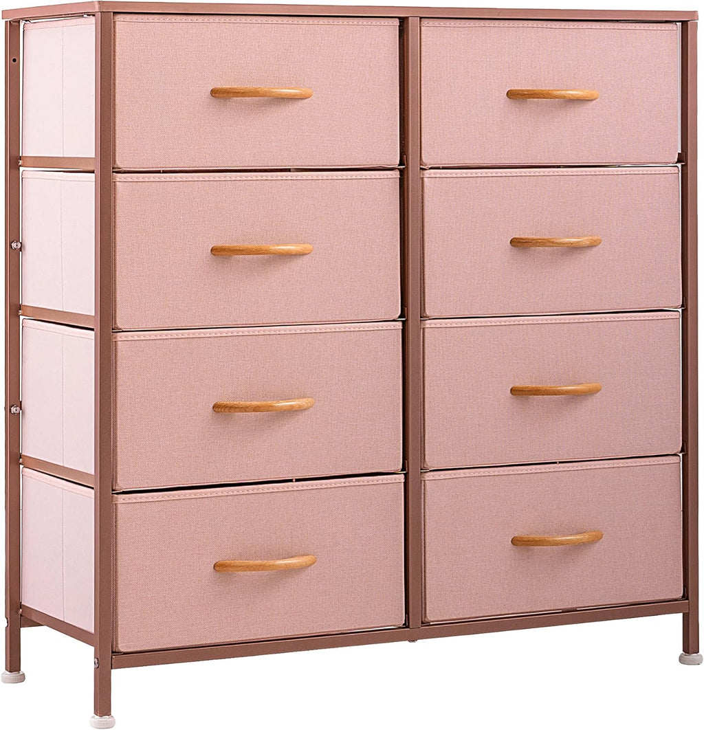 Vertical 5 Fabric Drawer Dresser Storage Tower M3614