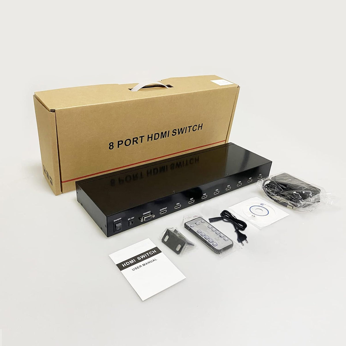 8 Ports HDMI Switch 8x1 4K@60Hz Y733950