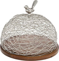 Wood Cake Tray with Dome H73550