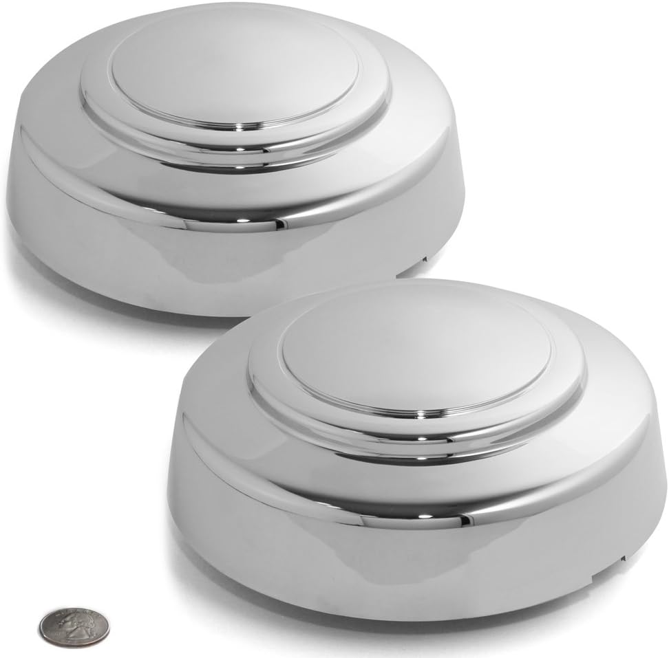 Chrome Wheel Center Caps Set of 2 B76510