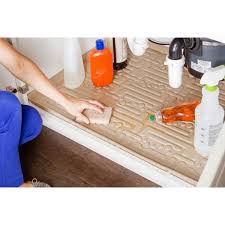 Under Sink Kitchen Cabinet Mat 37 x 22 inch Beige Z908703