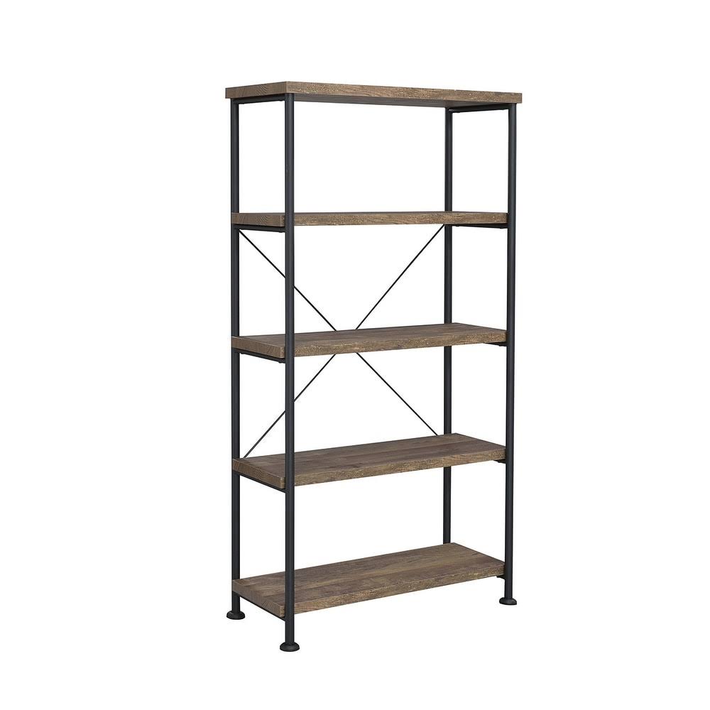 Antique Nutmeg 4-Shelf Bookcase M359
