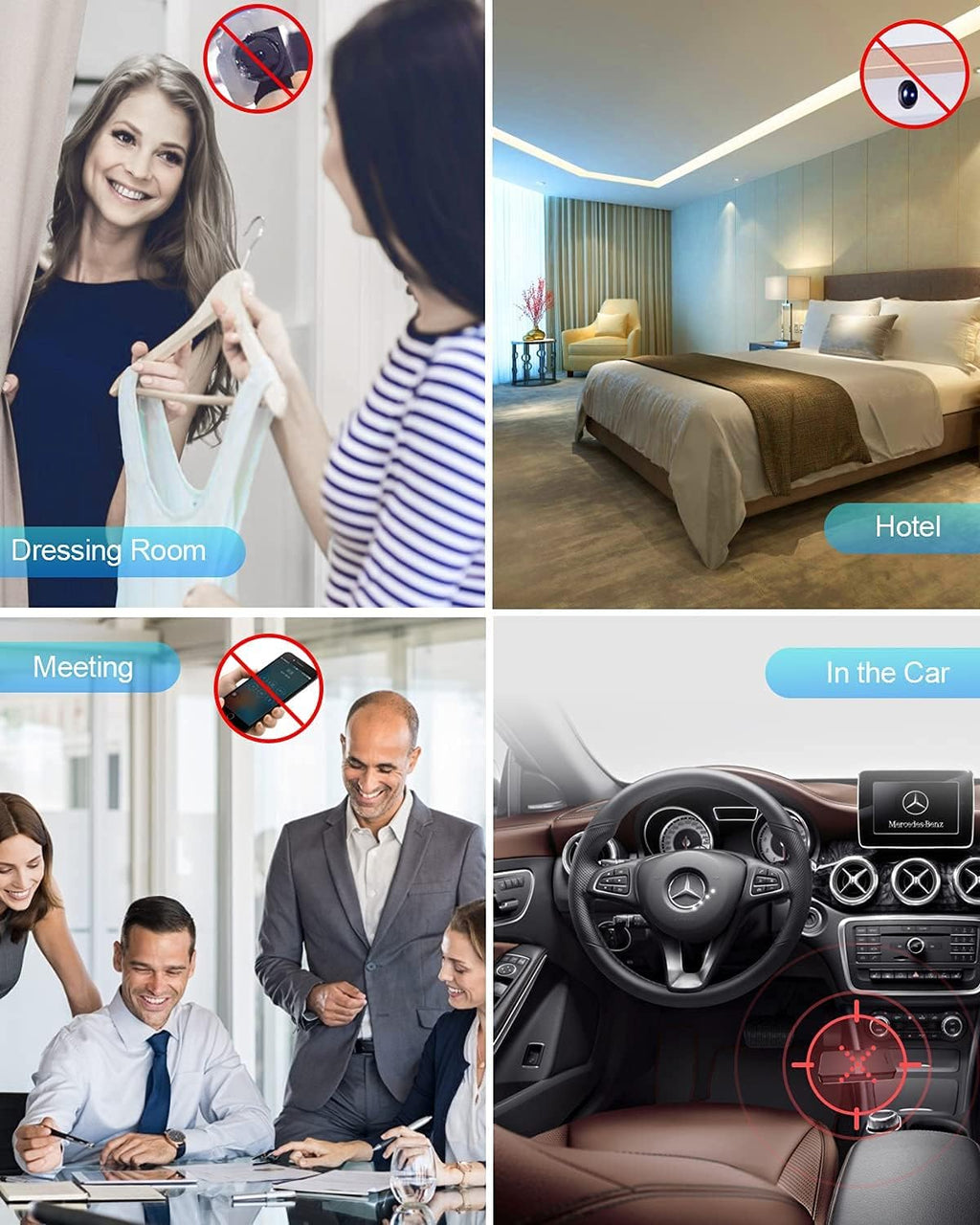 Portable Wireless Hidden Camera Detector K7830