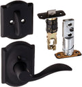 Matte Black Left Handed Lever Set W2876