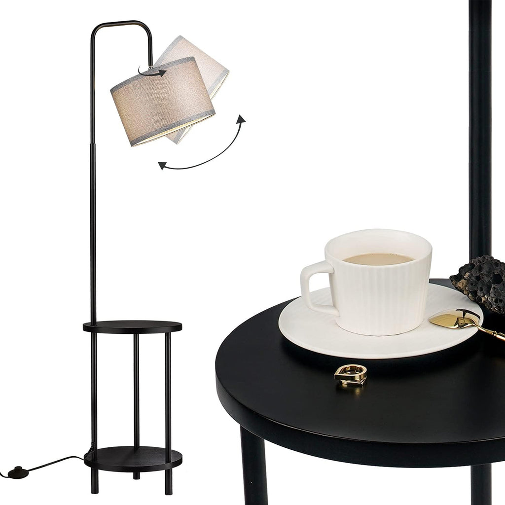 Modern Floor Lamp with End Table Q530559