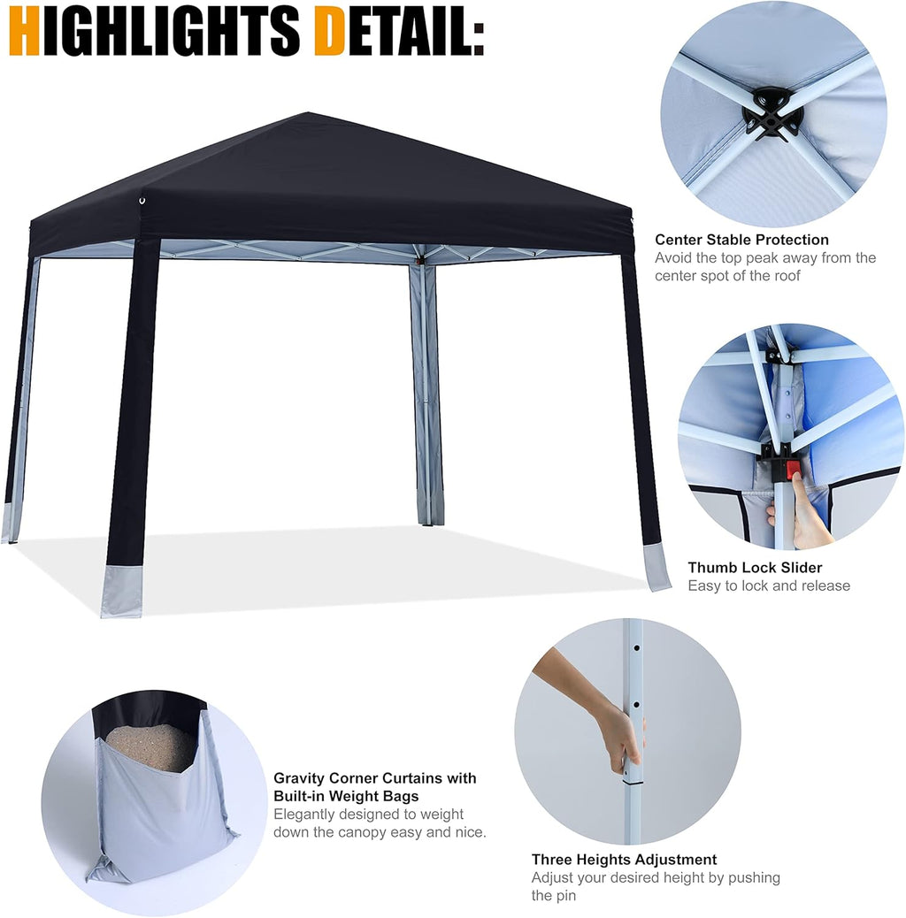 10x10Ft Pop-up Canopy Tent Z676693