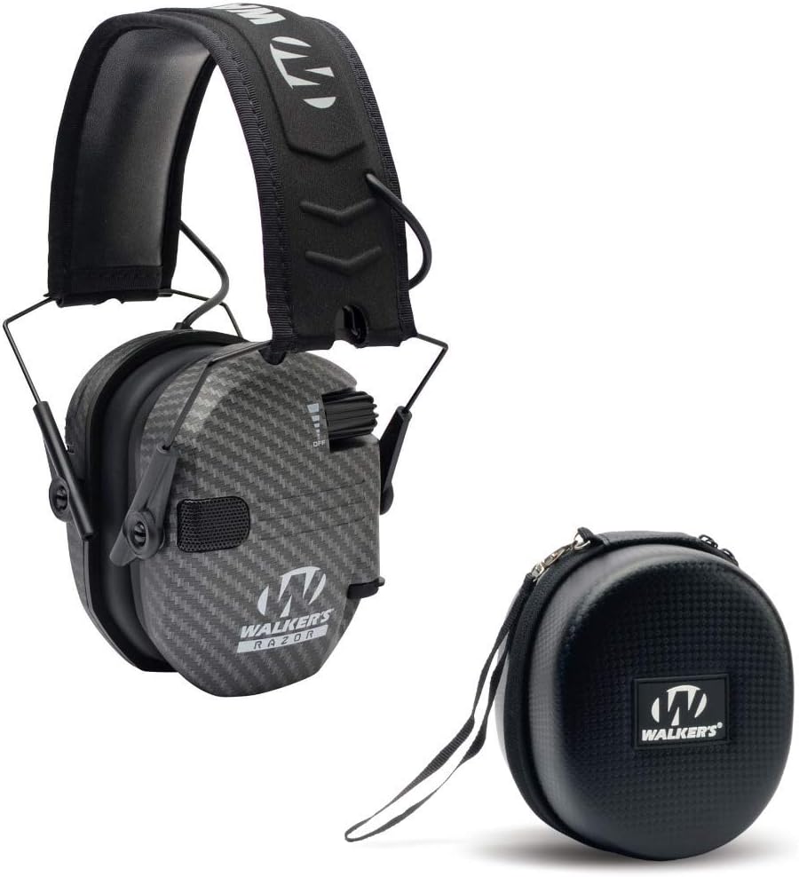 Electronic Shooting Hearing Protection Muff with Case D750458