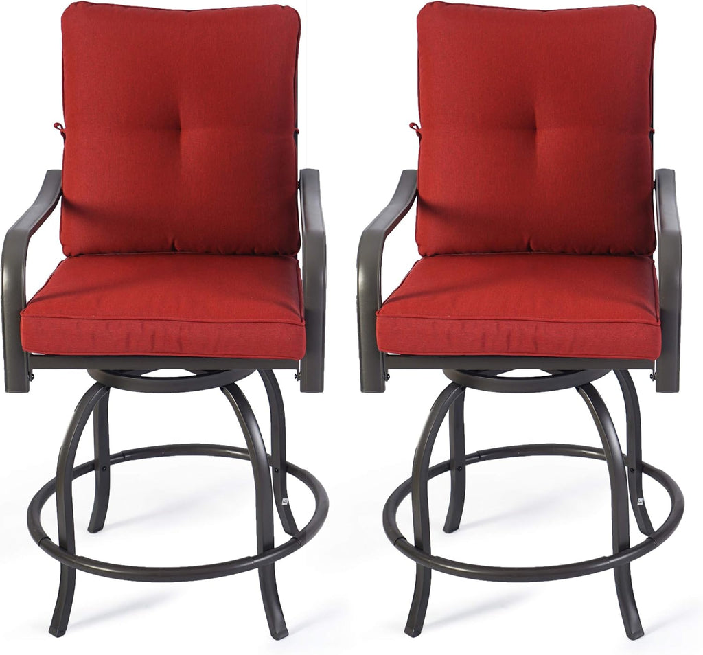 Swivel Bar Stools and Chair Set I383615