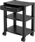3 Tier Height Adjustable Printer Stand with Drawer T152