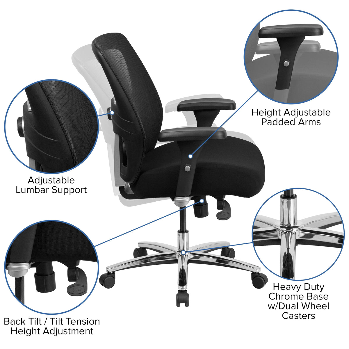 Mesh Ergonomic Office Chair Q7258