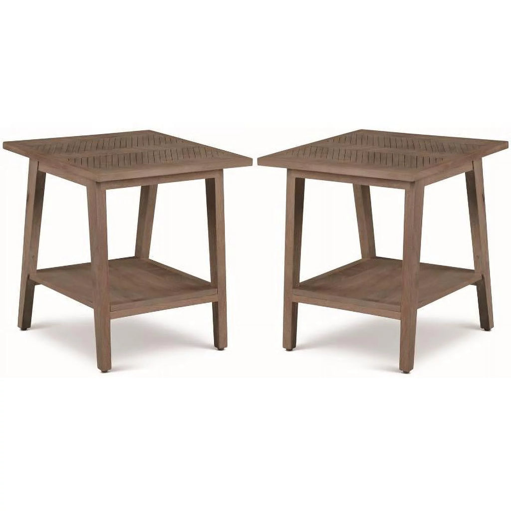 Wood Square End Table Set of 2 Z41261