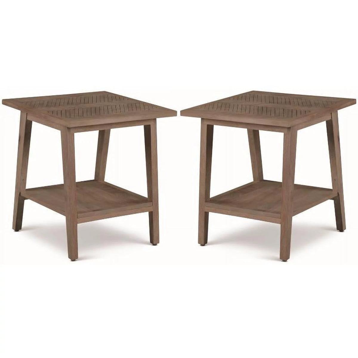 Wood Square End Table Set of 2 Z41261
