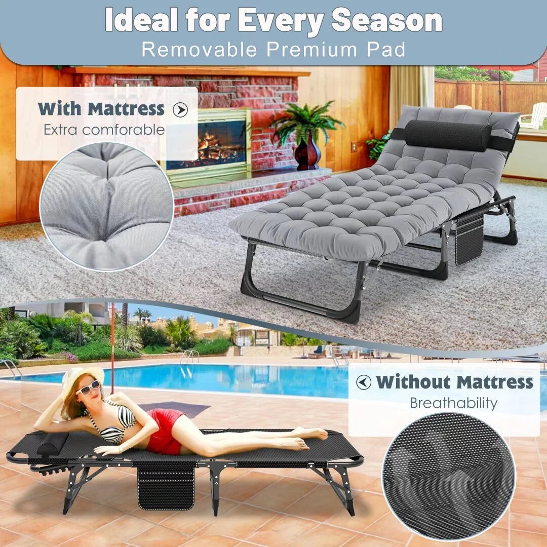 Folding Chaise Lounge Chairs Outdoor M32095