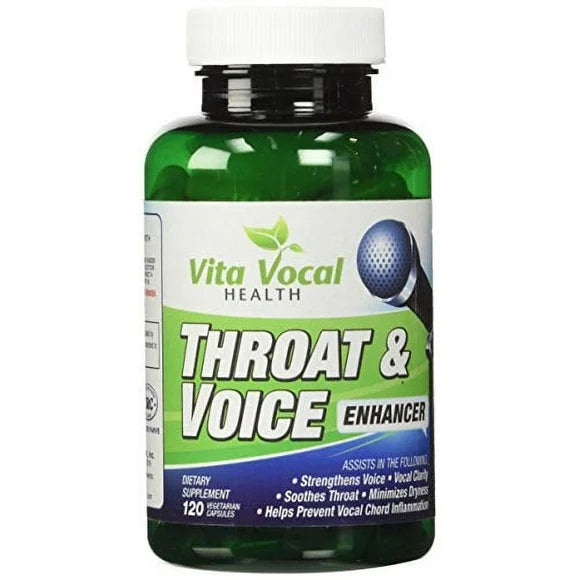 Kosher Throat & Voice Enhancer 120 Vegetarian Capsules U194122