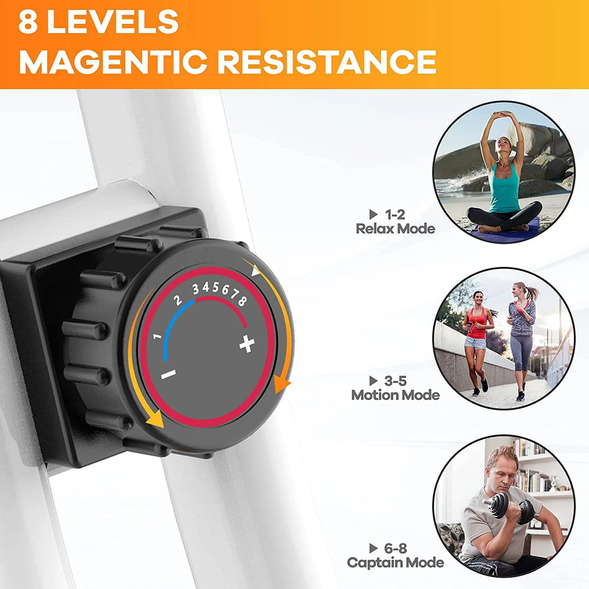 Foldable Magnetic Exercise Bike E21069